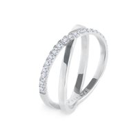 Ring Marlù Woman Sparkles in Steel Zirconia 31AN0014W-20 - 31AN0014W-16